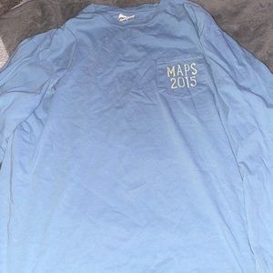 blue t shirt